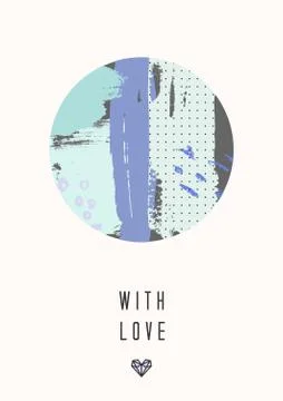 Abstract Collage Design Stock Illustration