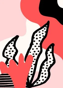 Abstract Collage Design Illustrazione stock
