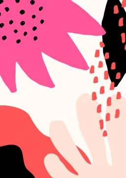 Abstract Collage Design Stock Illustration