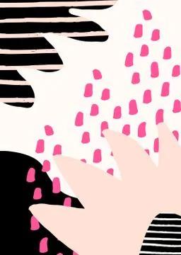 Abstract Collage Design Stock Illustration