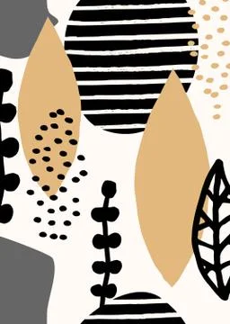 Abstract Collage Design Stock-Illustration
