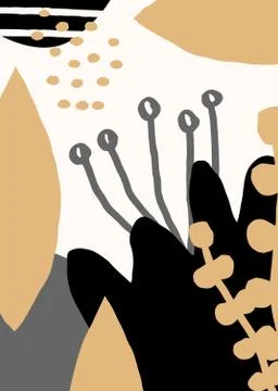 Abstract Collage Design Stock Illustration