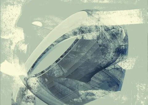 Abstract collage Illustrazione stock