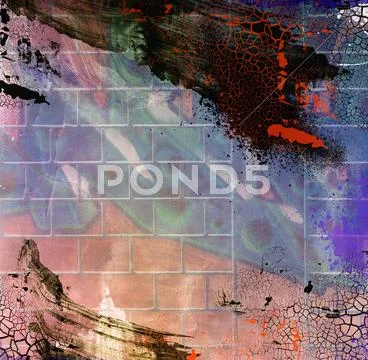 Abstract collage Stock Illustration