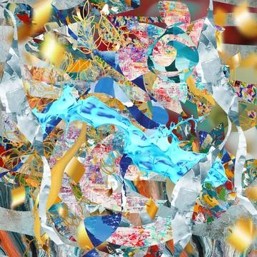 Abstract collage Stock Photos
