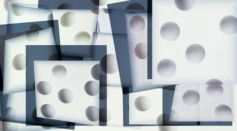 Abstract collage with round and quadrangular shapes Stock Illustration