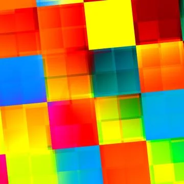 Abstract coloful subdivided tiles Stock Illustration