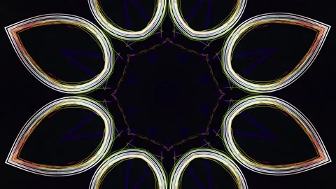 Abstract color art light background. Neon flashing . Live wallpaper .Stage light Video stock 158700100