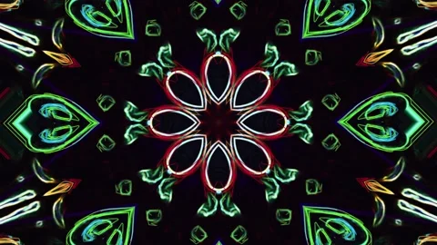 Abstract color art light background. Neon flashing . Live wallpaper .Stage light Video stock 158700599