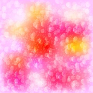 Abstract color babbles pattern, bokeh background Stock Illustration