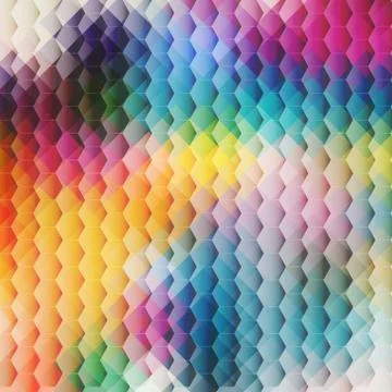 Abstract color background with cell Stock Illustration