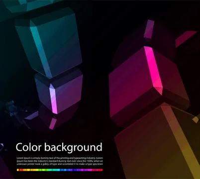 Abstract color background Stock Illustration