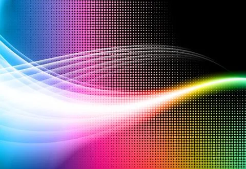 Abstract Color Background Stock Illustration