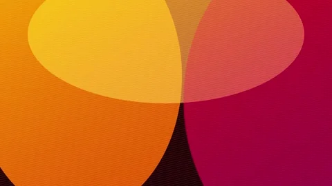 Abstract color circles motion graphic background 4K video 動画素材 344752173