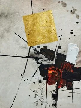 Abstract color composition expressionism Stock Illustration