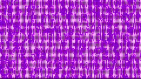 Abstract color digital background with glowing random dots and grid or neon Stock Footage 304617066