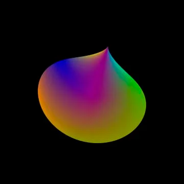 Abstract color drop Stock Illustration