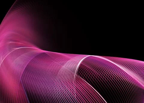 Abstract color dynamic background with lighting effect. Fractal wavy. Fractal Stock Illustration