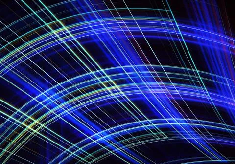 Abstract color dynamic background with lighting effect. Fractal spiral. Fract Stock Illustration
