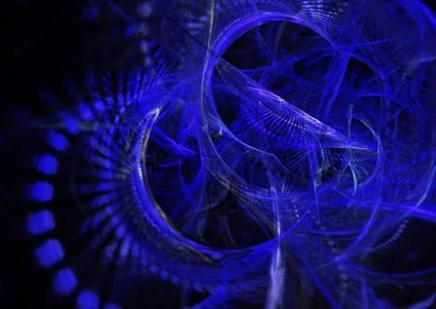 Abstract color dynamic background with lighting effect. Fractal wavy. Fractal Stock Photos