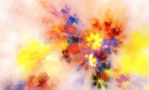 Abstract color dynamic background with lighting effect. Fractal texture. Frac Stock Photos
