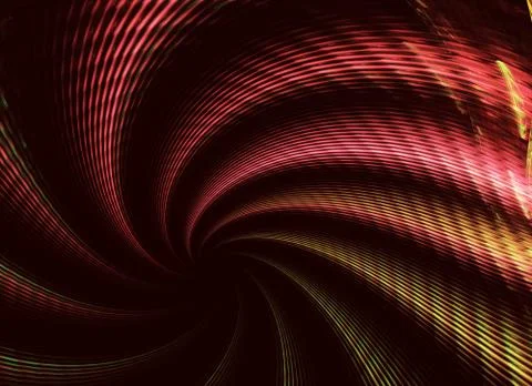 Abstract color dynamic textured background with lighting effect. Fractal spir Stock Illustration