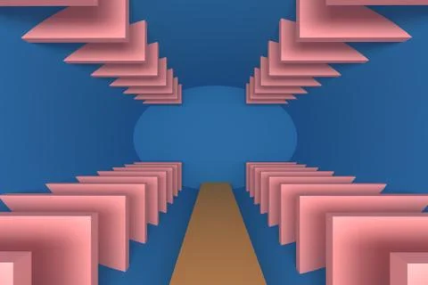 Abstract color empty room Stock Photos