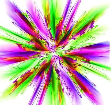 Abstract color explode Stock Illustration