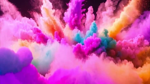 Abstract Color Explosion Stock Footage 284572706