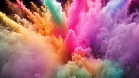 Abstract Color Explosion 動画素材 284572818