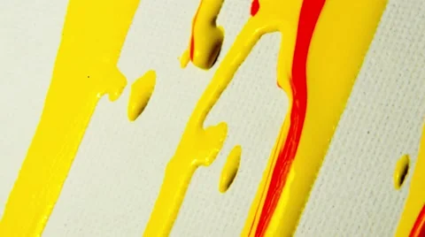Abstract color flow dripping paint Stock Footage 45493896