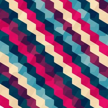 Abstract color geometric pattern Stock Illustration
