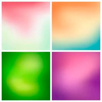 Abstract color gradient blur background illustration vector Stock Illustration