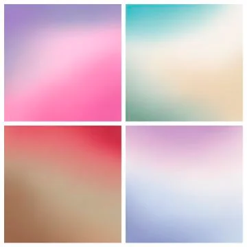 Abstract color gradient blur background illustration vector Stock Illustration