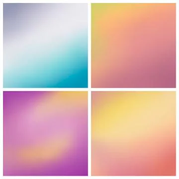 Abstract color gradient blur background illustration vector Stock Illustration