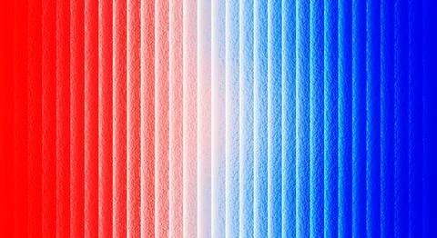 Abstract Color Gradient: Red, White, and Blue Vertical Stripes Stock Illustration