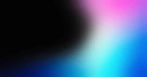  Abstract color gradient wave pattern on black background, copy space, noi... Stock Photos