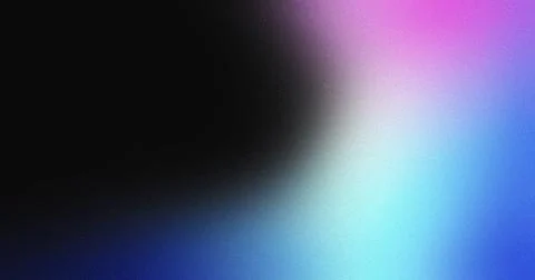 Abstract color gradient wave pattern on black background, copy space, noise Stock Photos
