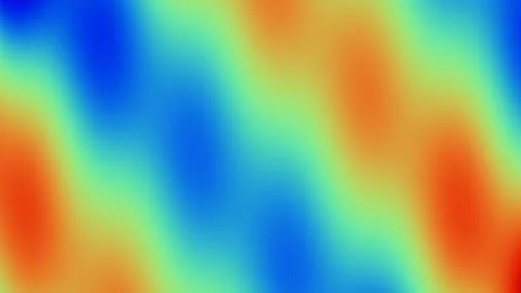 Abstract Color Gradient Waves Seamless Loop Stock Footage 340565918