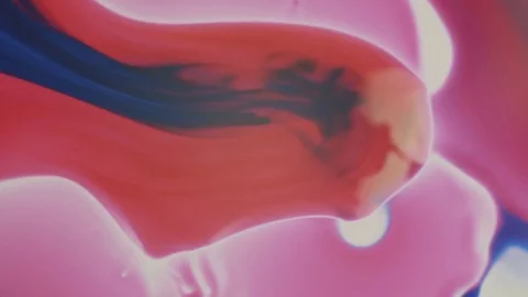 Abstract color ink Stock Footage 82256280