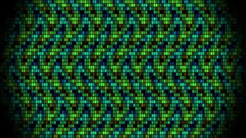 Abstract Color Interference Background with Pixel Grid Stock Footage 341755677