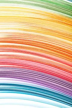 Abstract color isolated waves background Stock Illustration