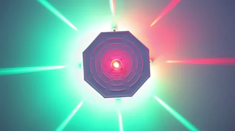 Abstract color lamp Stock Footage 35576227
