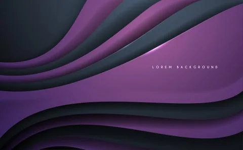 Abstract color layer shapes background Stock Illustration