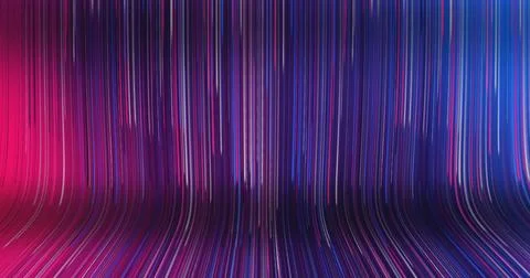 Abstract color lines background Stock Illustration