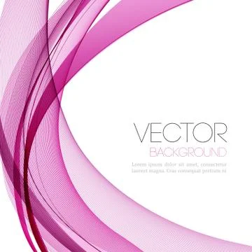 Abstract color lines background. Template leaflet design Stock Illustration
