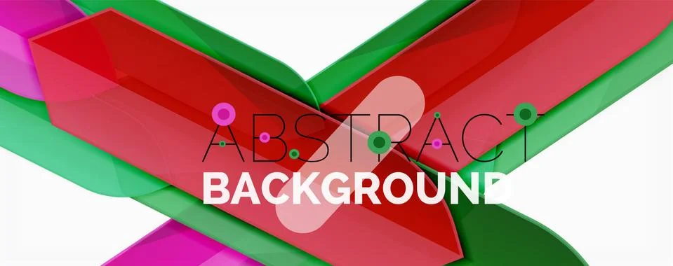 Abstract color lines dynamic background, modern material design style 스톡 일러스트