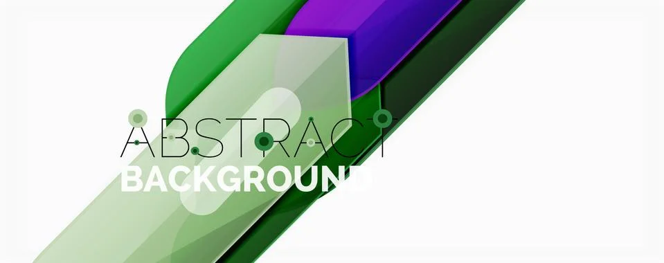 Abstract color lines dynamic background, modern material design style Illustrazione stock