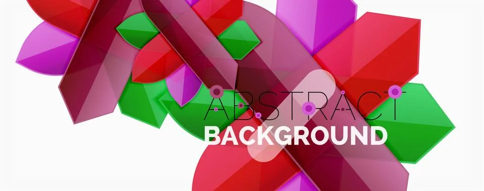Abstract color lines dynamic background, modern material design style Illustrazione stock