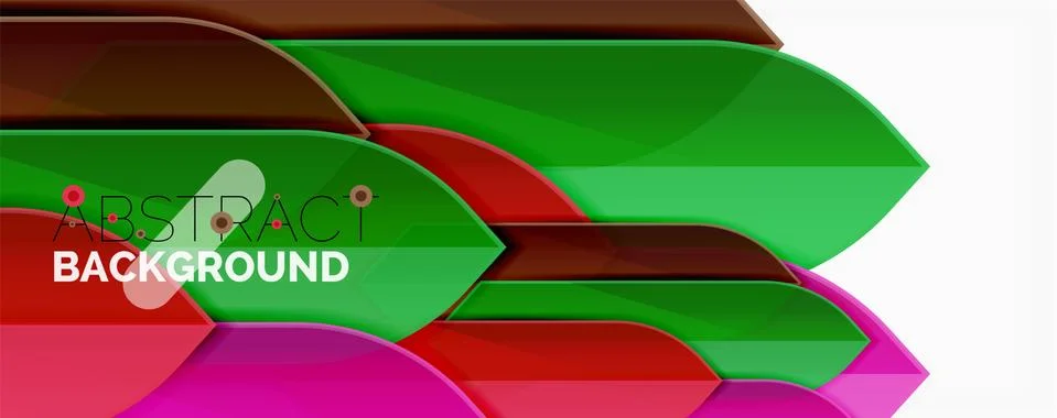 Abstract color lines dynamic background, modern material design style 스톡 일러스트